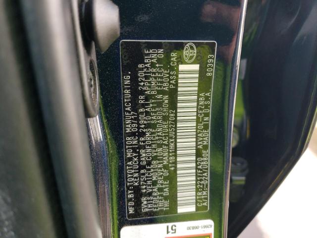 2018 TOYOTA CAMRY L 4T1B11HKXJU527082