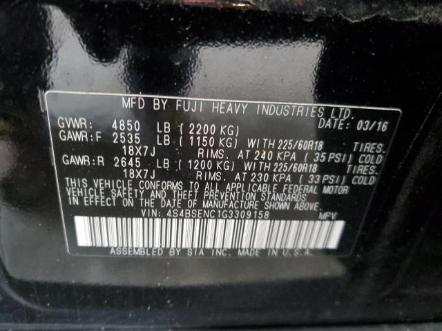 4S4BSENC1G3309158 Subaru Outback 3.6r Limited