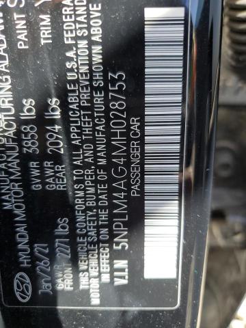 2021 HYUNDAI ELANTRA SE 5NPLM4AG4MH028753