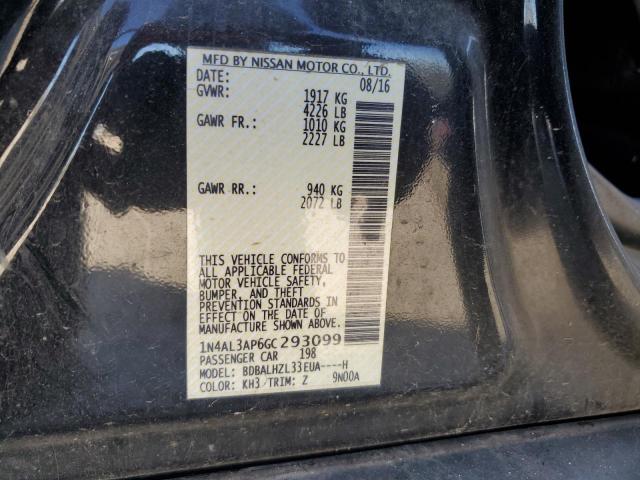 2016 NISSAN ALTIMA 2.5 1N4AL3AP6GC293099
