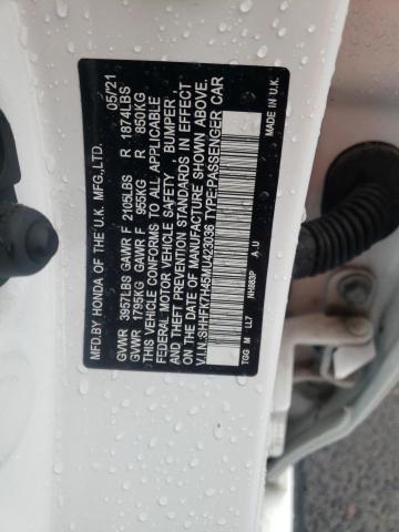 2021 HONDA CIVIC SPOR SHHFK7H45MU423036