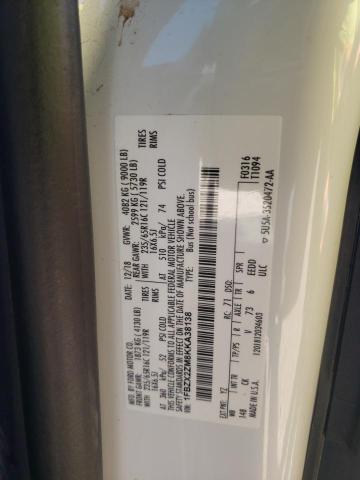 2019 FORD TRANSIT T- - 1FBZX2ZM8KKA38138