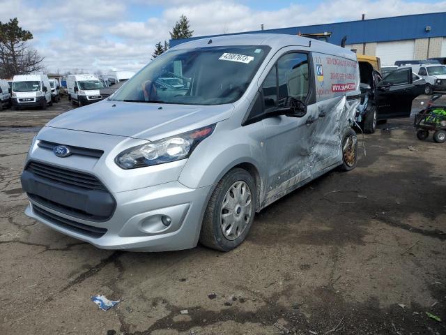 Salvage cars for sale from Copart Woodhaven, MI: 2015 Ford Transit Connect XLT