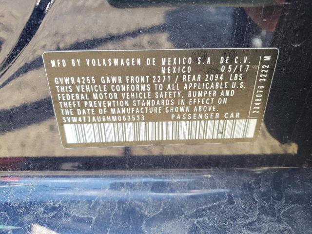 2017 VOLKSWAGEN GTI S - 3VW4T7AU6HM063533