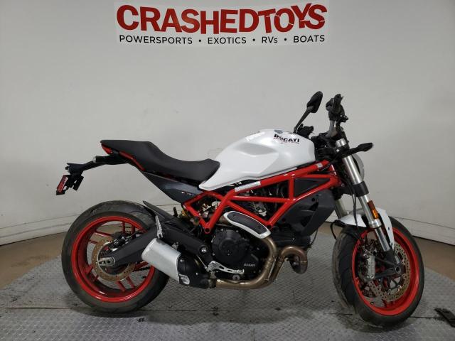 Salvage motorcycles for sale at Dallas, TX auction: 2017 Ducati Monster 797