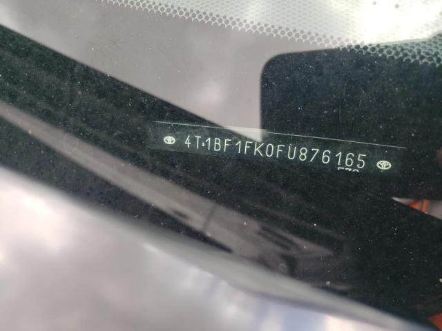 2015 TOYOTA CAMRY LE 4T1BF1FK0FU876165