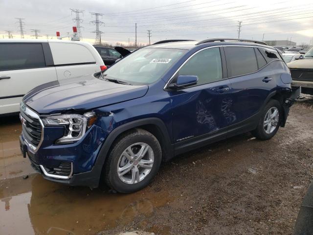 Lot #2535641103 2022 GMC TERRAIN SL salvage car