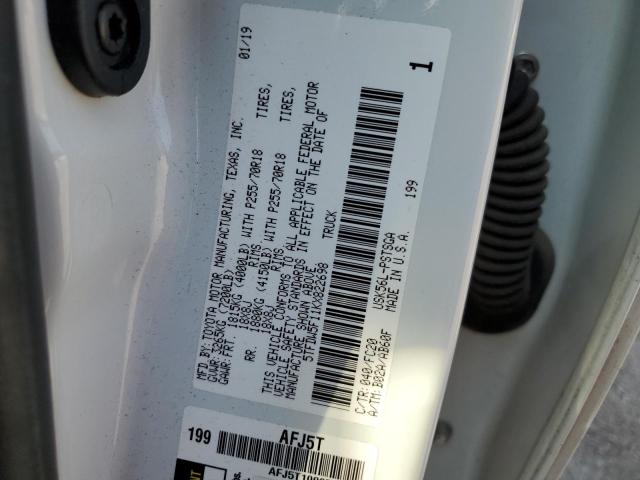 2019 TOYOTA TUNDRA CRE 5TFDW5F11KX822698