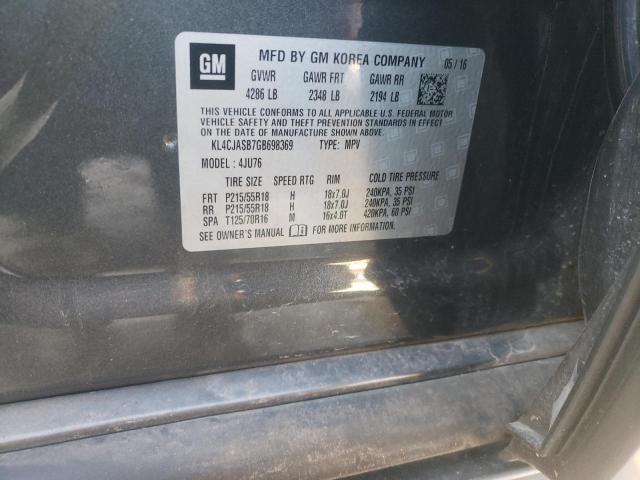 2016 BUICK ENCORE KL4CJASB7GB698369