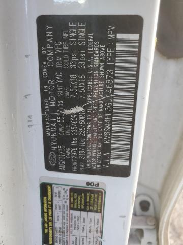 2016 HYUNDAI SANTA FE S KM8SM4HF3GU146873