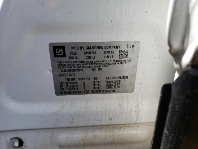 KL4CJASB2JB624610 Buick Encore Preferred