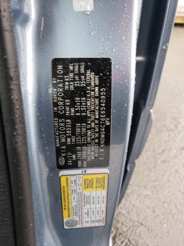 KNDMG4C76E6540955 KIA SEDONA LX