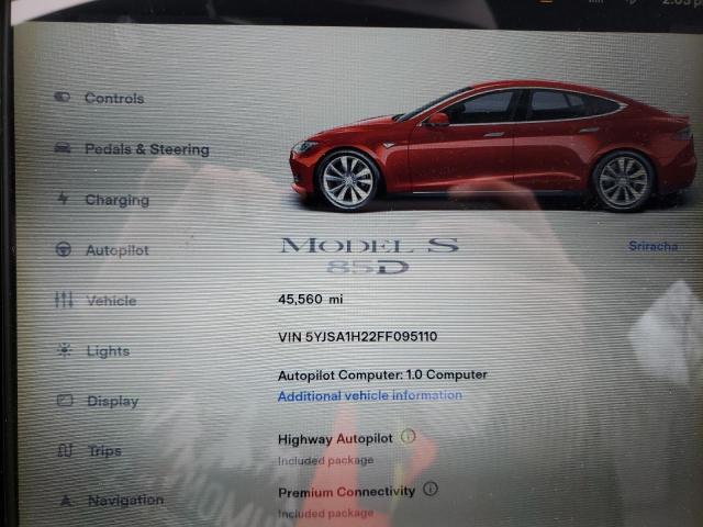 5YJSA1H22FF095110 Tesla Model S 85d