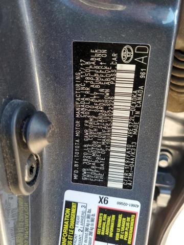 2018 TOYOTA COROLLA L 2T1BURHE5JC022326