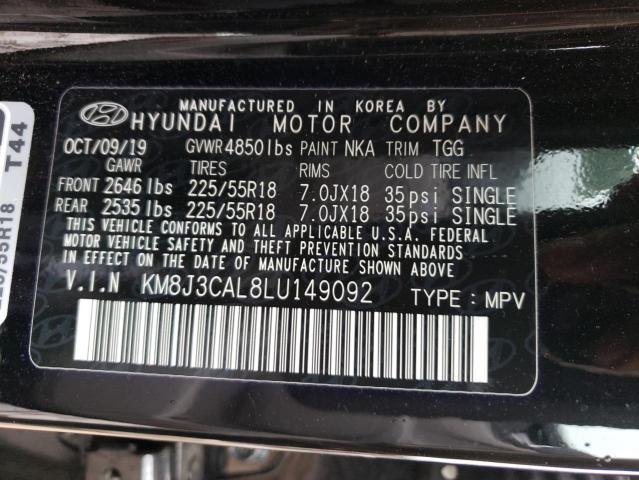 2020 HYUNDAI TUCSON LIM KM8J3CAL8LU149092