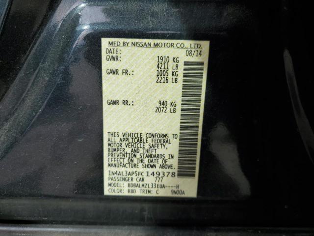 2015 NISSAN ALTIMA 2.5 1N4AL3AP5FC149378