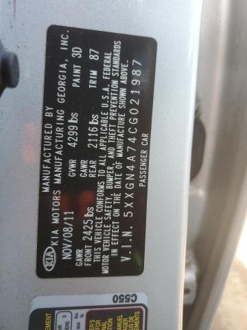 5XXGN4A74CG021987 KIA OPTIMA EX
