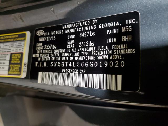 2016 KIA OPTIMA LX 5XXGT4L36GG019020