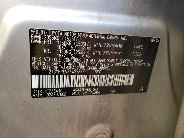 2015 TOYOTA RAV4 LIMIT - 2T3YFREV8FW228553