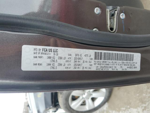 2017 JEEP PATRIOT LA 1C4NJRFB2HD124615
