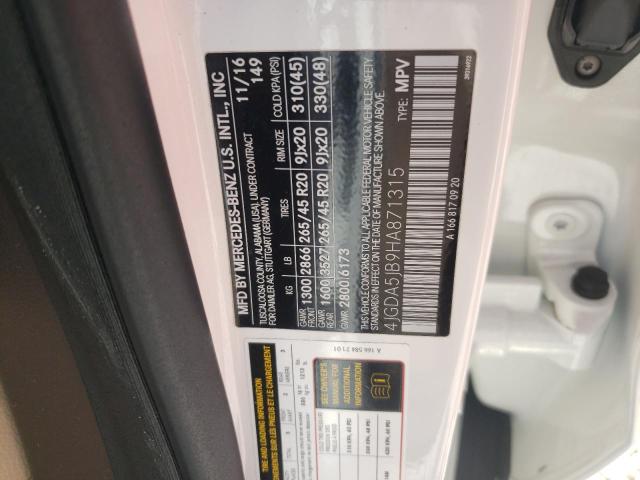 2017 MERCEDES-BENZ GLE 350 4JGDA5JB9HA871315
