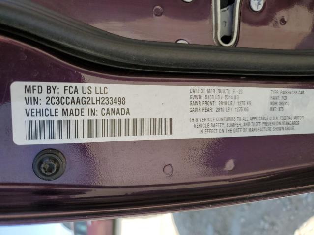 2020 CHRYSLER 300 TOURIN 2C3CCAAG2LH233498