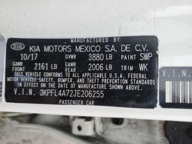 2018 KIA FORTE LX 3KPFL4A72JE206255