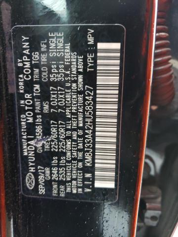 2017 HYUNDAI TUCSON LIM KM8J33A42HU583427