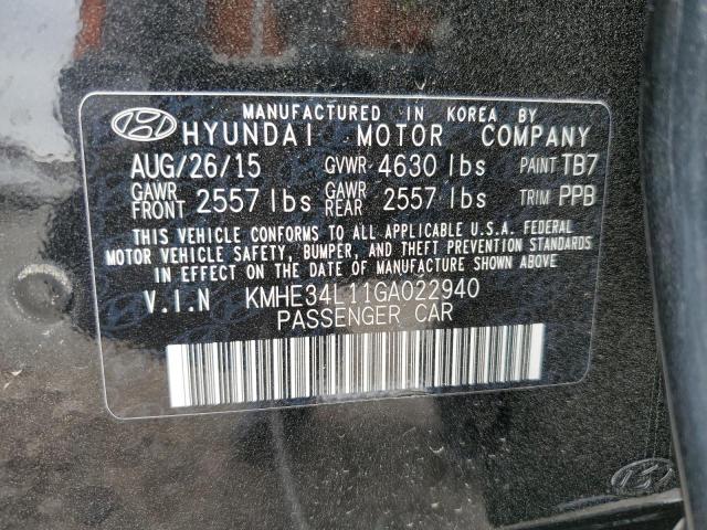 2016 HYUNDAI SONATA HYB KMHE34L11GA022940