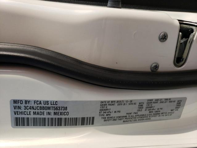 3C4NJCBB0MT563738 Jeep Compass Latitude