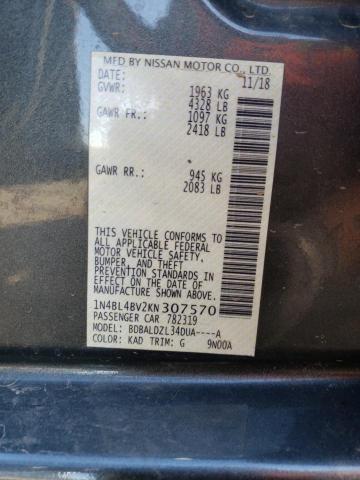 1N4BL4BV2KN307570 Nissan ALTIMA S