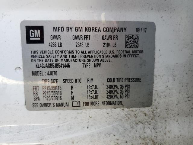 2018 BUICK ENCORE PRE - KL4CJASB5JB541446