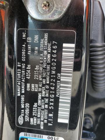 2021 KIA K5 LXS 5XXG14J21MG026467