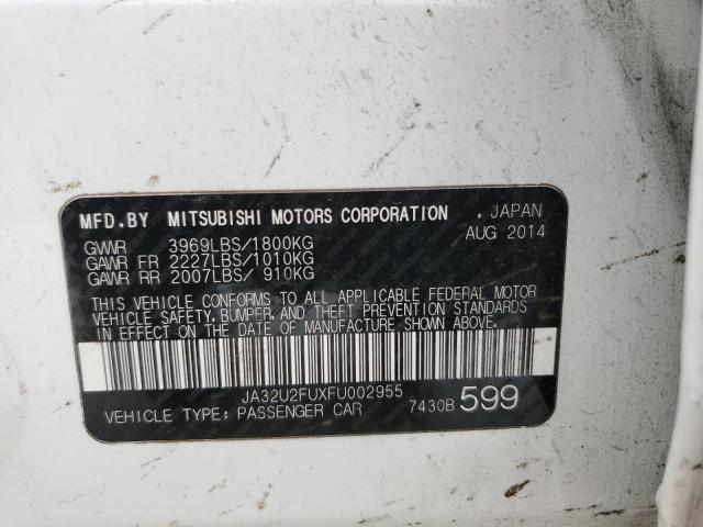 2015 MITSUBISHI LANCER ES JA32U2FUXFU002955