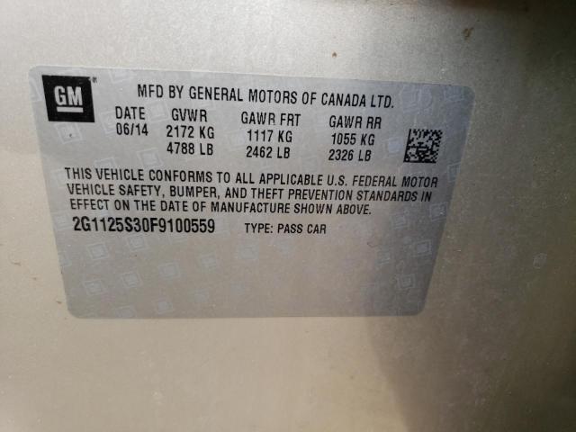 2015 CHEVROLET IMPALA LT - 2G1125S30F9100559
