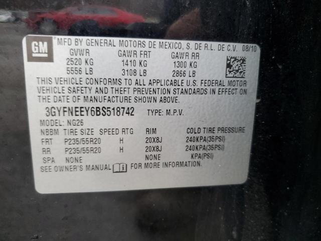 3GYFNEEY6BS518742 Cadillac SRX