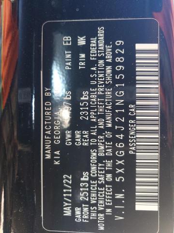 5XXG64J21NG159829 KIA K5 GT LINE