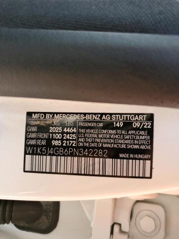 2023 MERCEDES-BENZ CLA 250 W1K5J4GB6PN342282