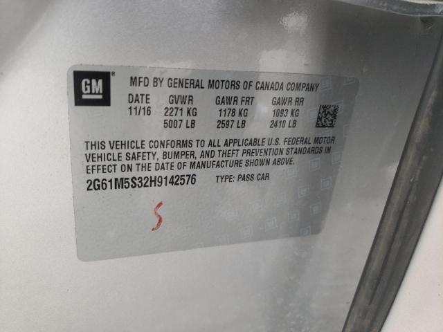2017 CADILLAC XTS LUXURY 2G61M5S32H9142576