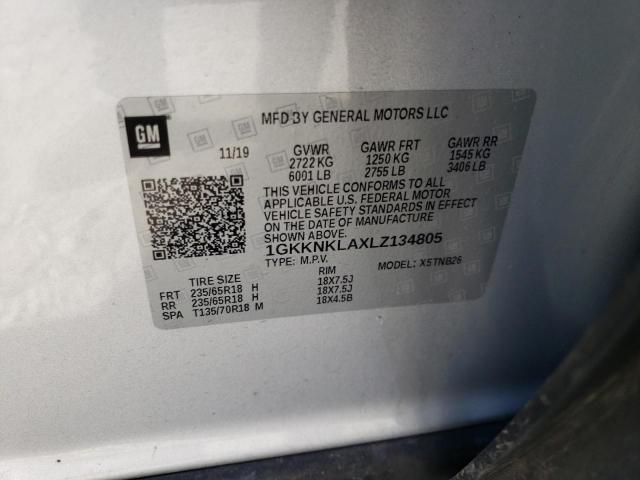 2020 GMC ACADIA SLE - 1GKKNKLAXLZ134805