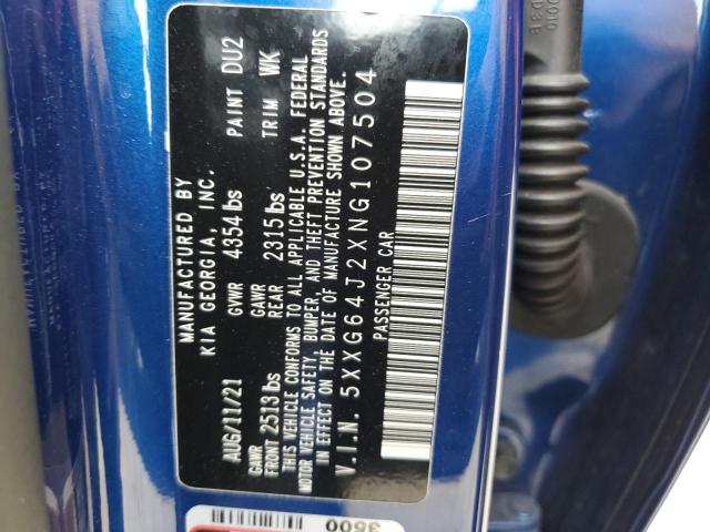 2022 KIA K5 GT LINE 5XXG64J2XNG107504