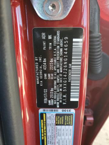 2022 KIA K5 LXS - 5XXG14J26NG144659