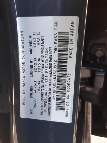 2022 MAZDA 3 PREMIUM JM1BPAML4N1520542