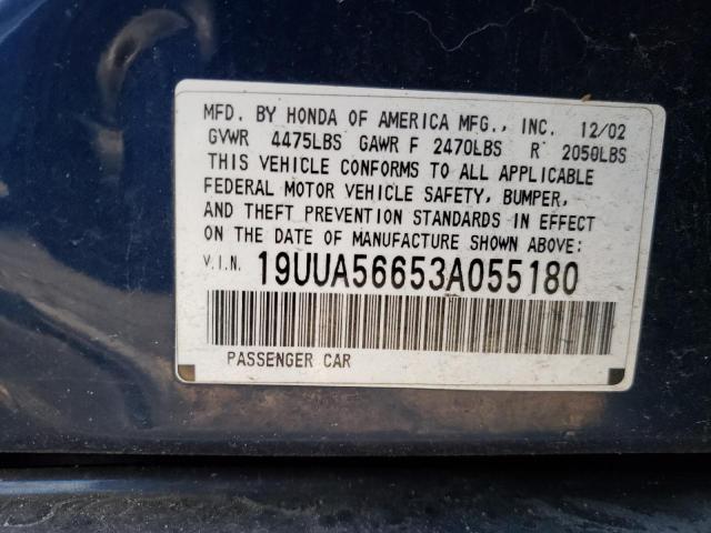 19UUA56653A055180 Acura TL