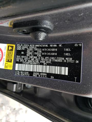 2019 TOYOTA HIGHLANDER 5TDJGRFH4KS068173