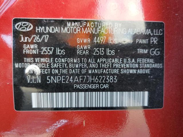 2018 HYUNDAI SONATA SE 5NPE24AF7JH622383