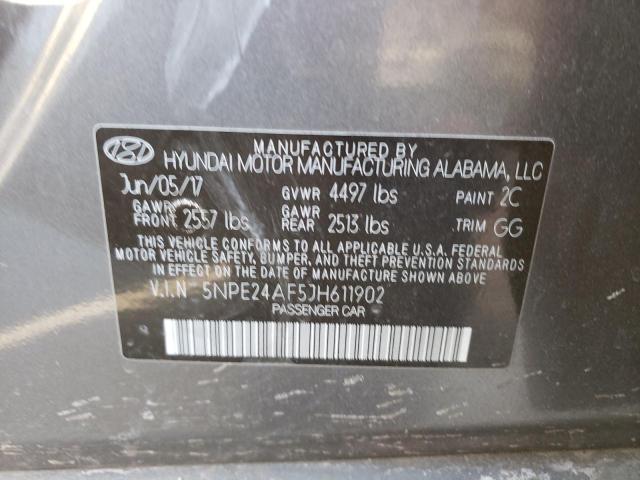 2018 HYUNDAI SONATA SE 5NPE24AF5JH611902
