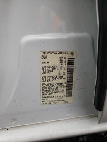 2018 NISSAN FRONTIER S 1N6AD0EVXJN725247