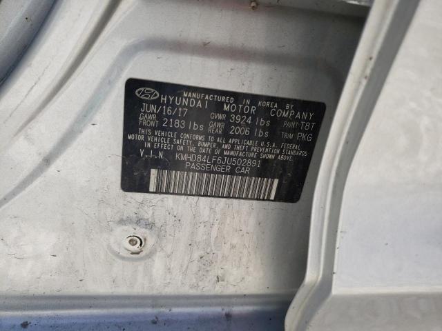 2018 HYUNDAI ELANTRA SE KMHD84LF6JU502891