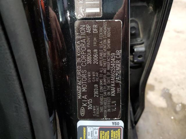 KNAFK4A66G5540459 KIA FORTE LX